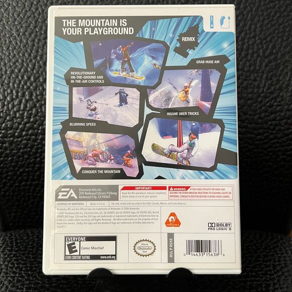 SSX Blur (Nintendo Wii, 2007) Game & Case [Tested & Working] - Picture 2 of 6
